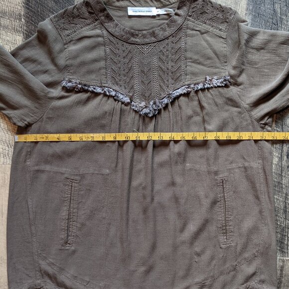 Isabel Marant Etoile Florent Fringe Mini Dress Embroidered - Picture 7 of 7